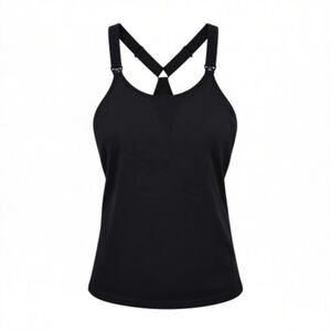 Destination T-Back Maternity Tank Women XL Black Padded Cups